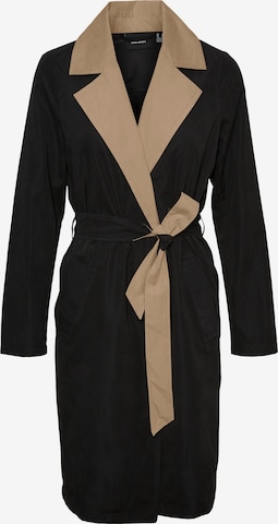 VERO MODA Between-Seasons Coat in Black: front