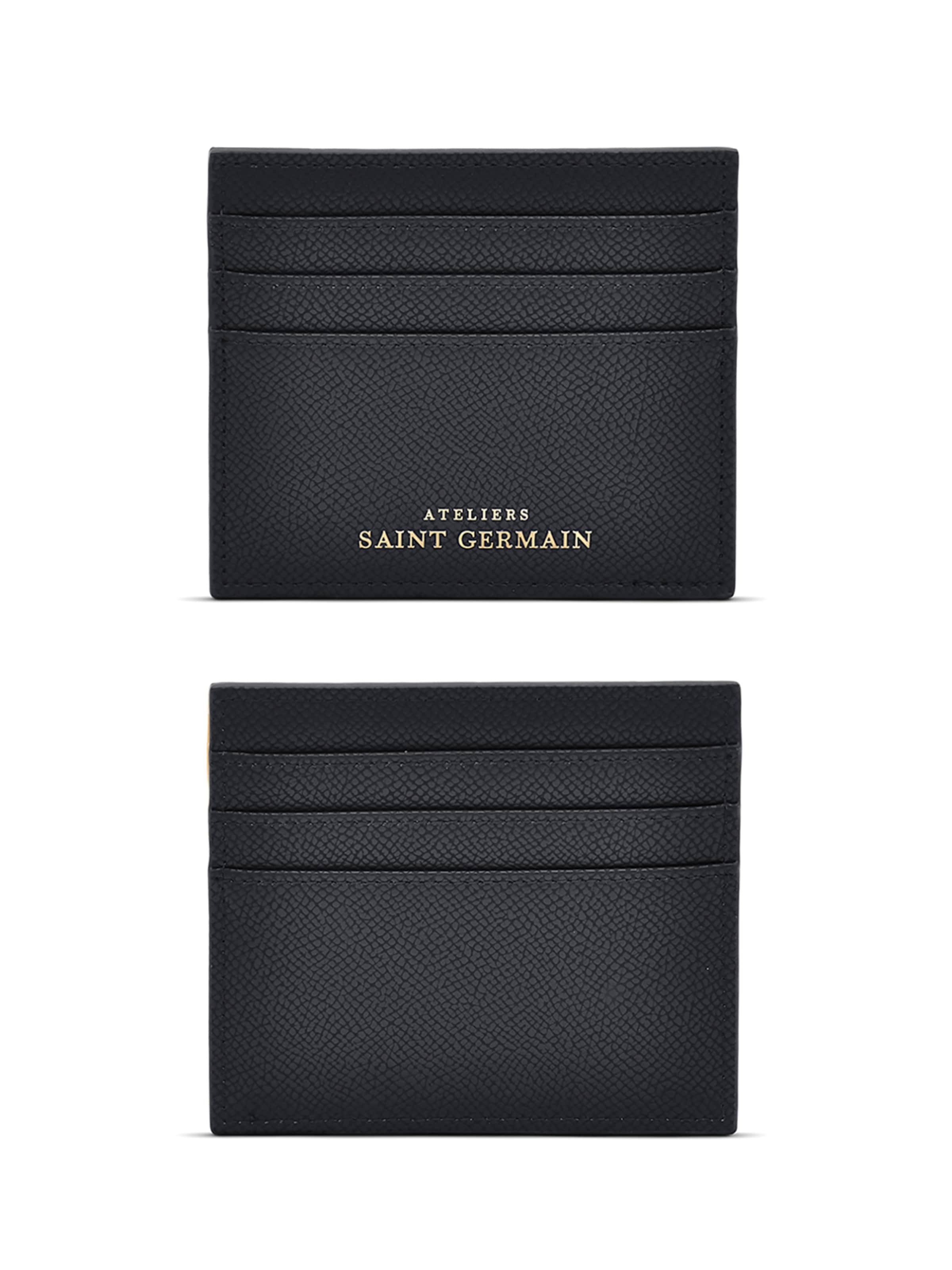 Ateliers Saint Germain - Cartera 'Saint Germain' en negro: frente