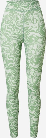 ABOUT YOU x Sofia Tsakiridou Skinny Leggings 'Carolin' i grön: framsida