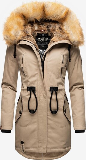 NAVAHOO Winter parka 'Bombii' in Dark brown / Taupe, Item view