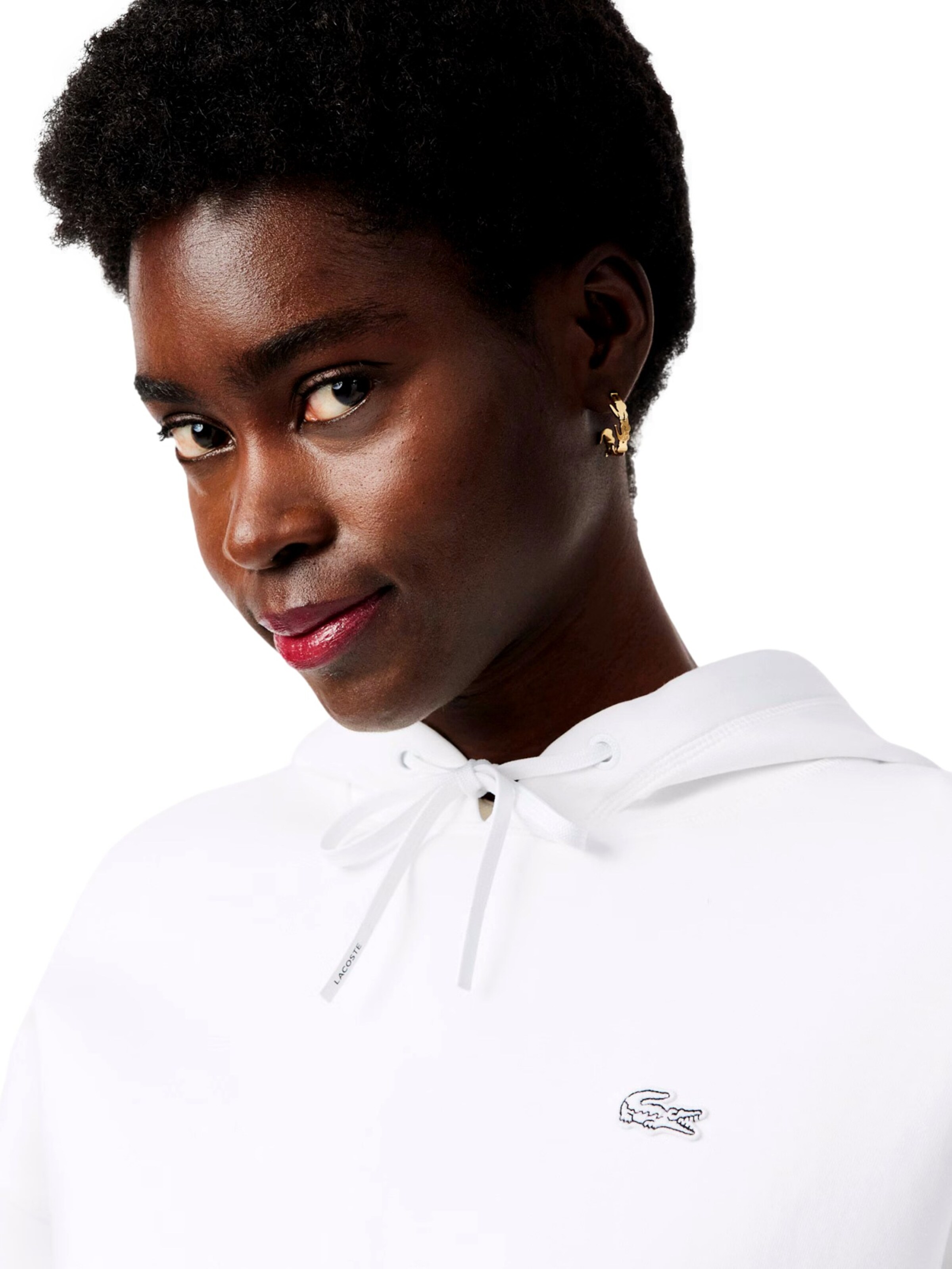 Sweat-shirt LACOSTE en blanc