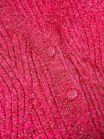 MANGO Gebreid vest 'Fushia' in Roze