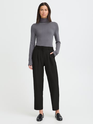 Regular Pantalon à plis 'IHFAVA' ICHI en noir