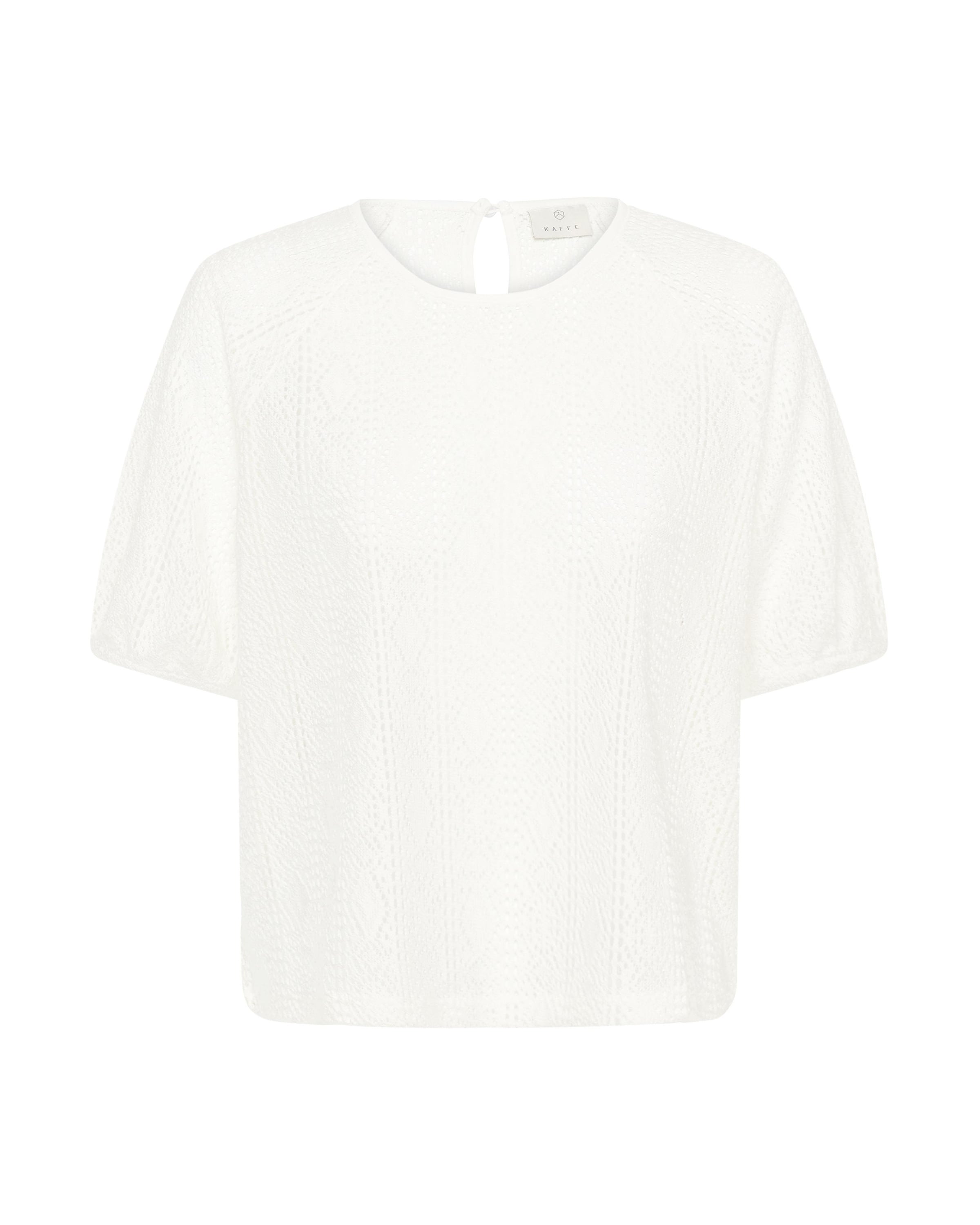 Kaffe - Blusa 'KAdonna' en blanco: frente