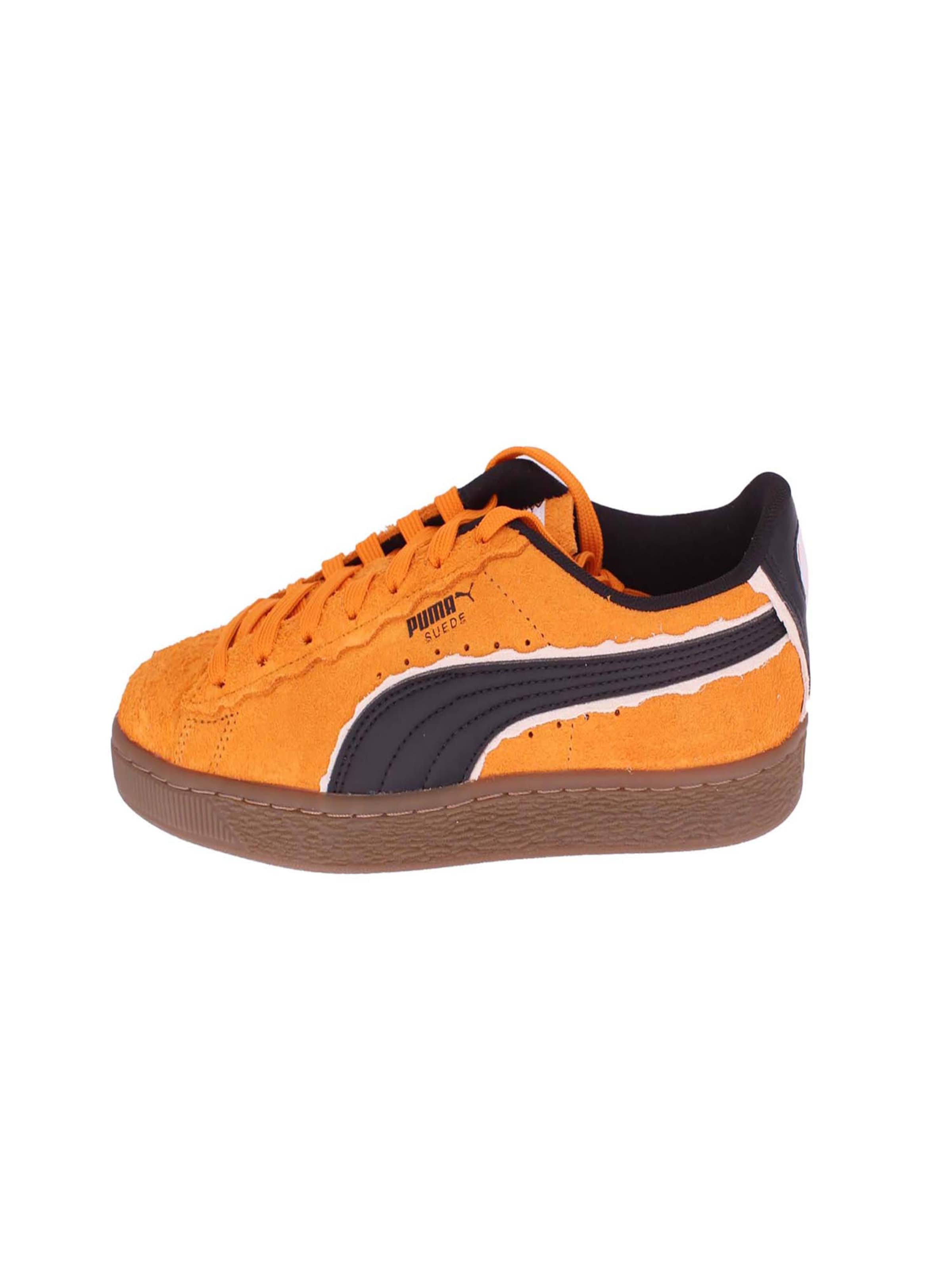 PUMA Schnürschuh 'Suede The Smurfs Die Schlümpfe'‌‌‌‌ in Orange: Vorderseite