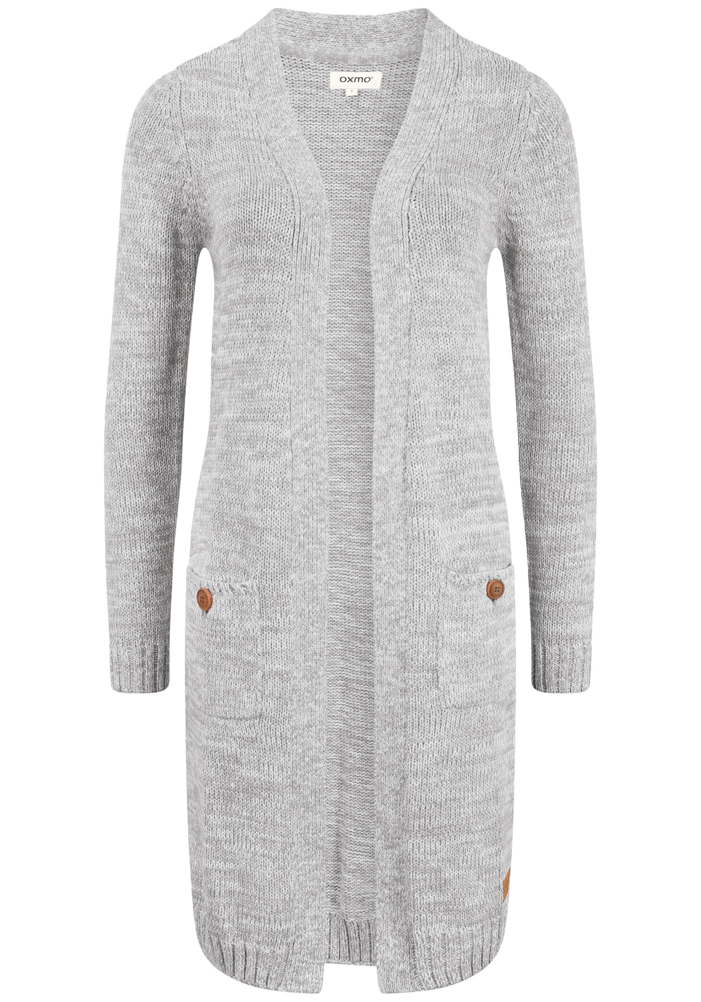 Oxmo - Casaco de malha 'Philetta' em cinzento: frente