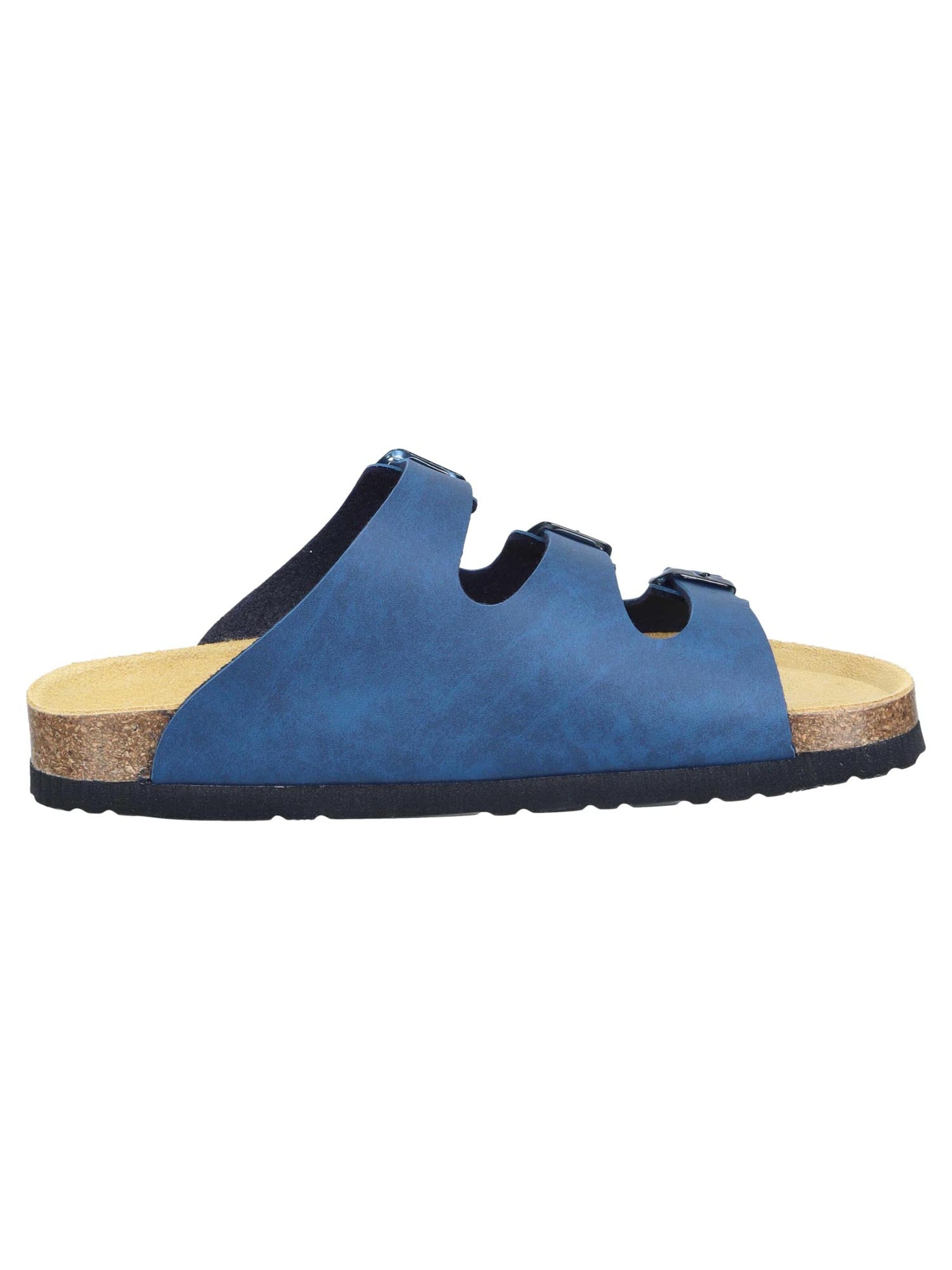 DR. BRINKMANN Hausschuh 'Novelda'‌‌ in Blau: Vorderseite