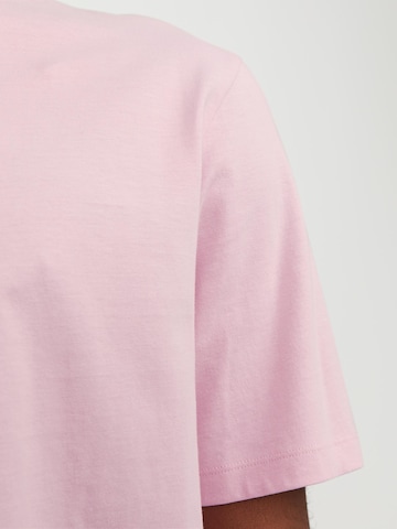JACK & JONES Slim fit Μπλουζάκι σε ροζ