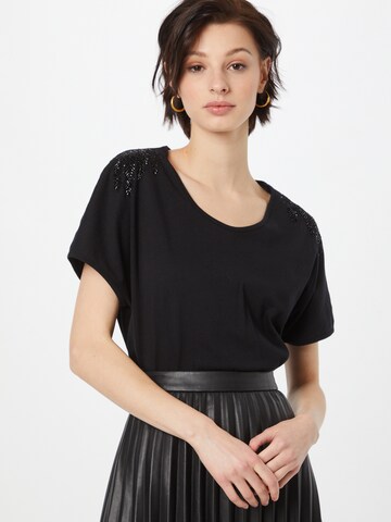 UNITED COLORS OF BENETTON T-Shirt in Schwarz: Vorderseite