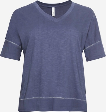 SHEEGO Shirt in Blauw: voorkant