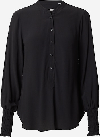 Emily Van Den Bergh Blouse in Zwart: voorkant