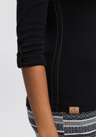 KangaROOS Shirt in Schwarz
