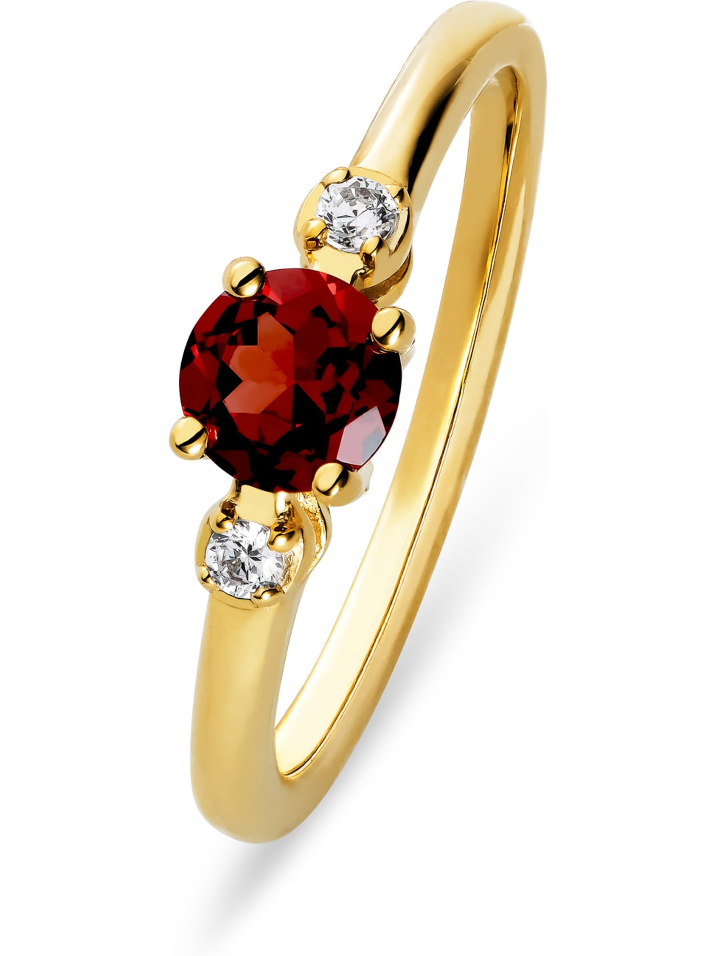 CHRIST Ring in Gelb: Vorderseite