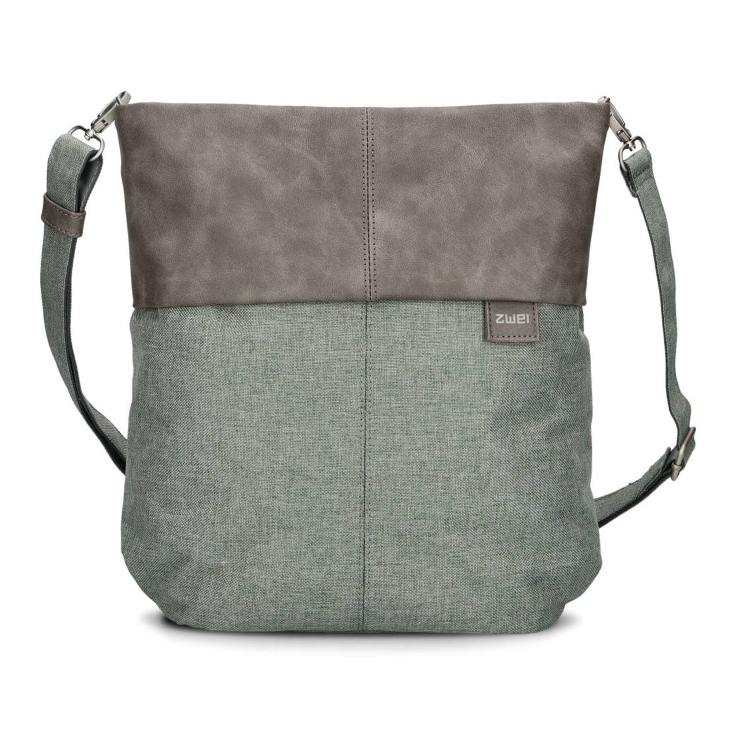 ZWEI Schoudertas 'Olli' in Groen: voorkant