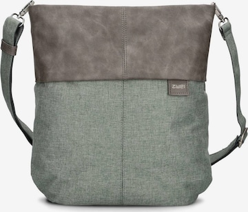 ZWEI Schoudertas 'Olli' in Groen: voorkant
