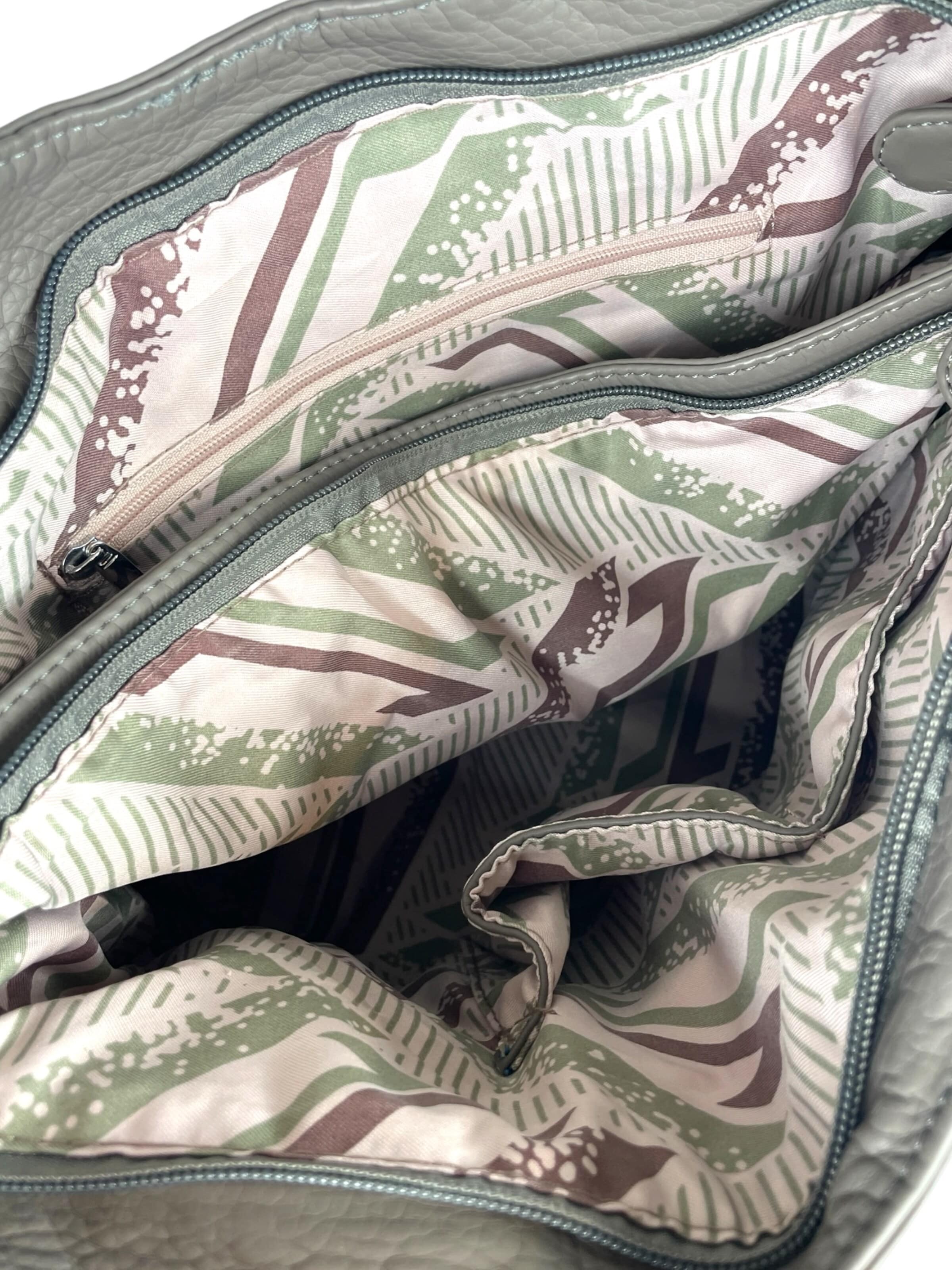 Borsa a spalla di Kumixi in grigio