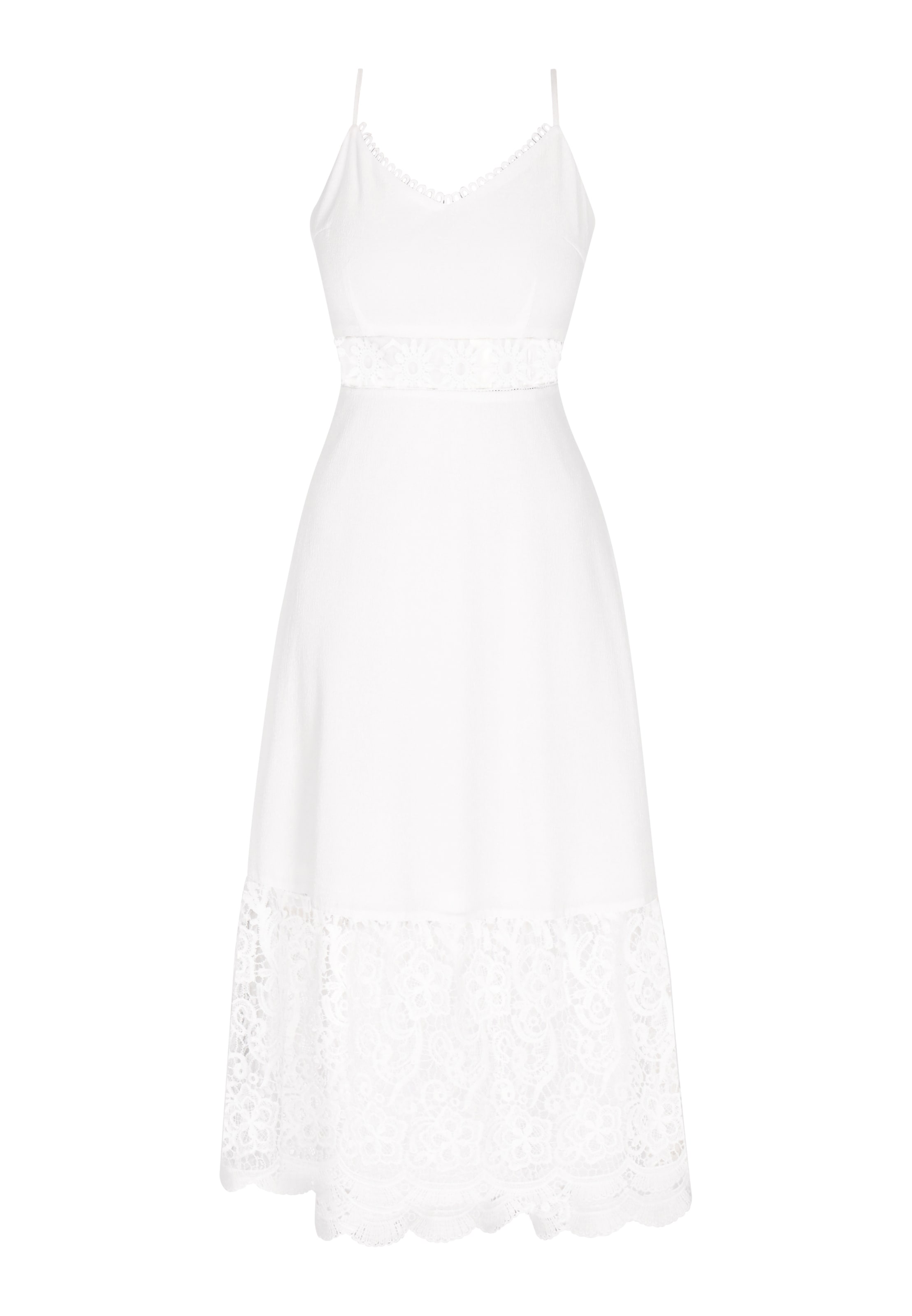 IZIA - Vestido em branco: frente