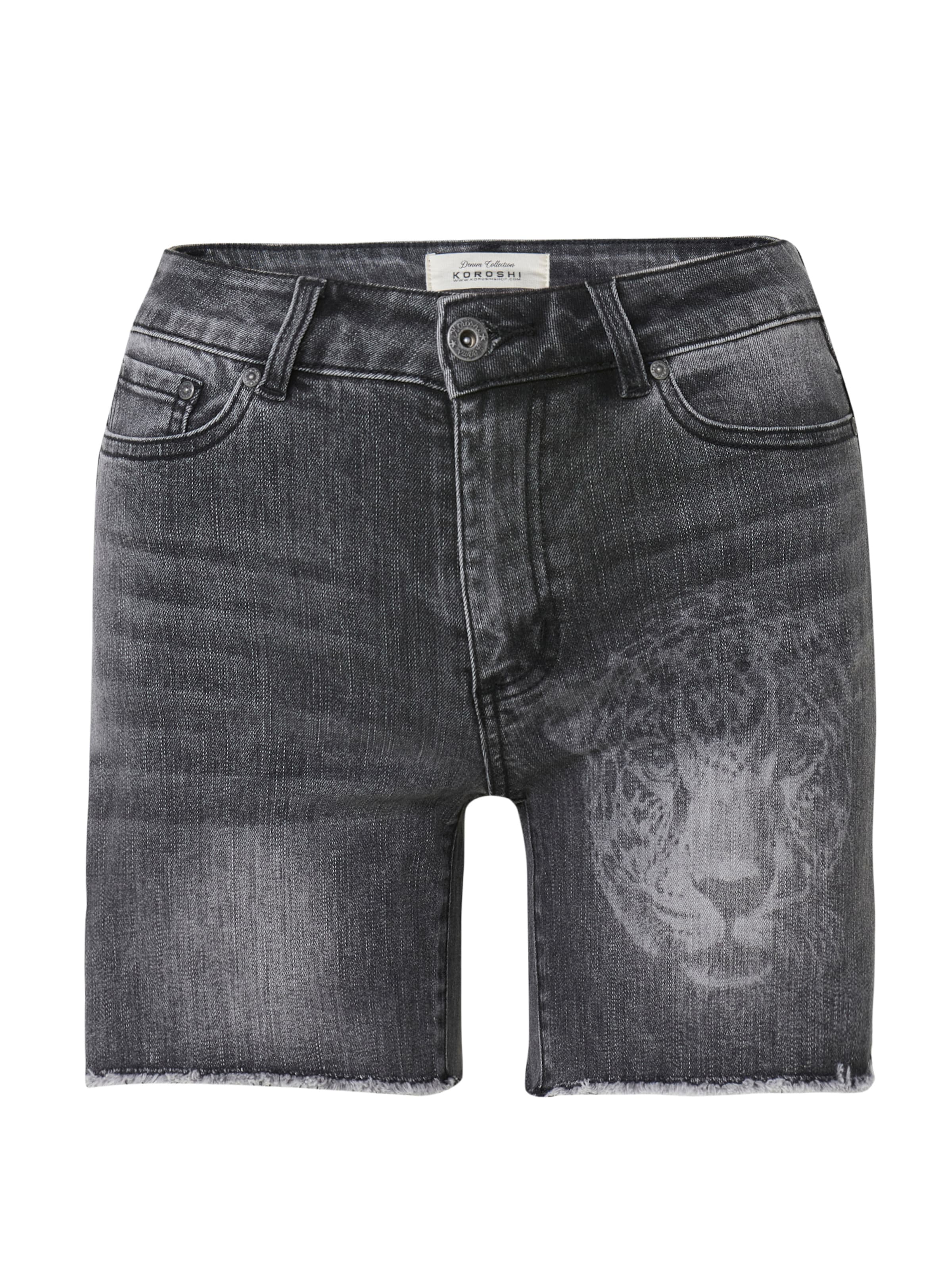 KOROSHIregular Traperice - crna boja: prednji dio