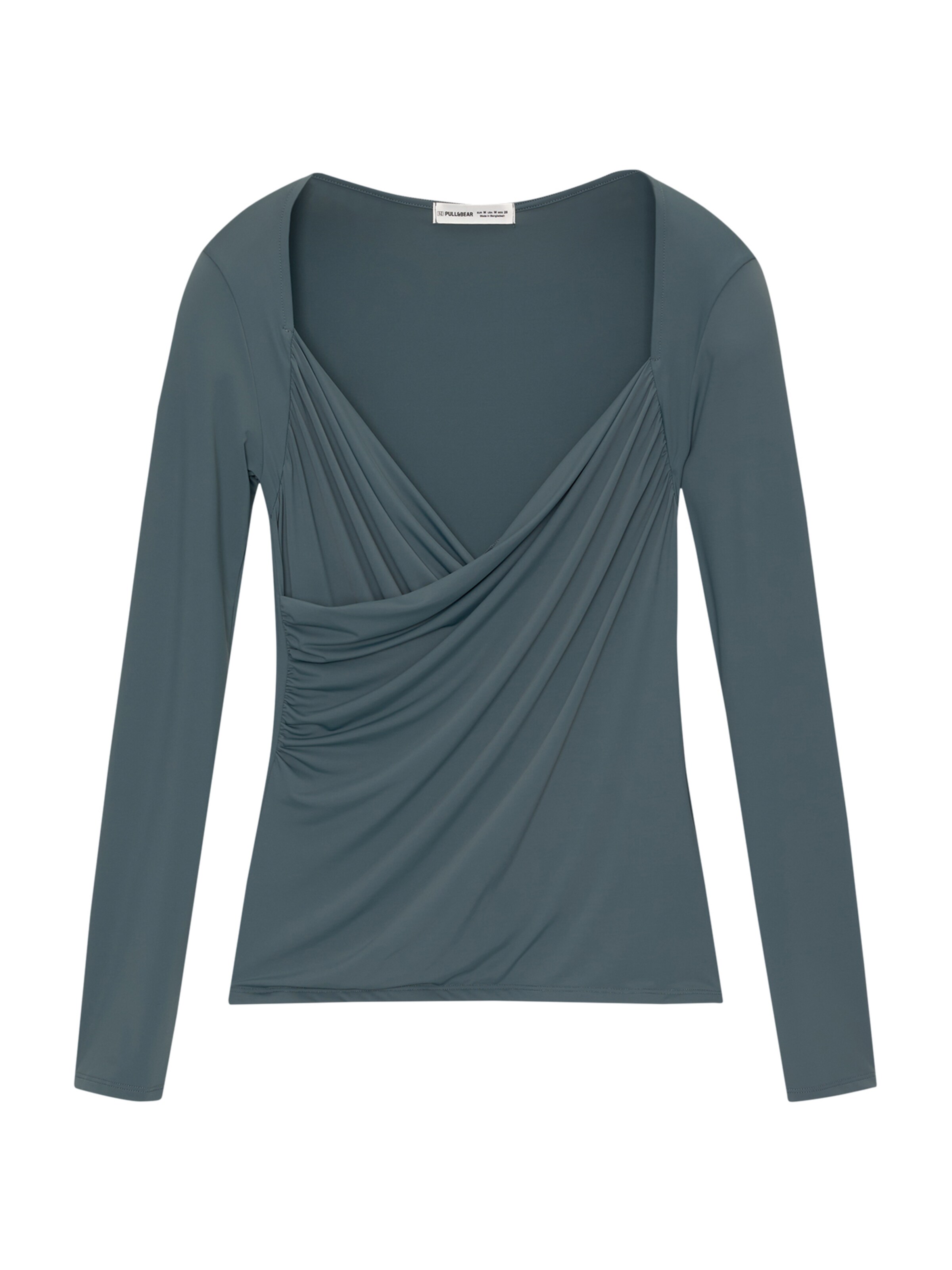 Pull&Bear Tričko - Modrá: predná strana