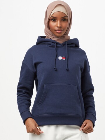 Tommy Jeans Sweatshirt in Blauw: voorkant