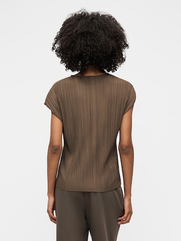 Samsøe Samsøe Тениска 'Uma' в кафяво