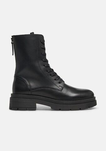 COMMA Schnürstiefelette in Schwarz