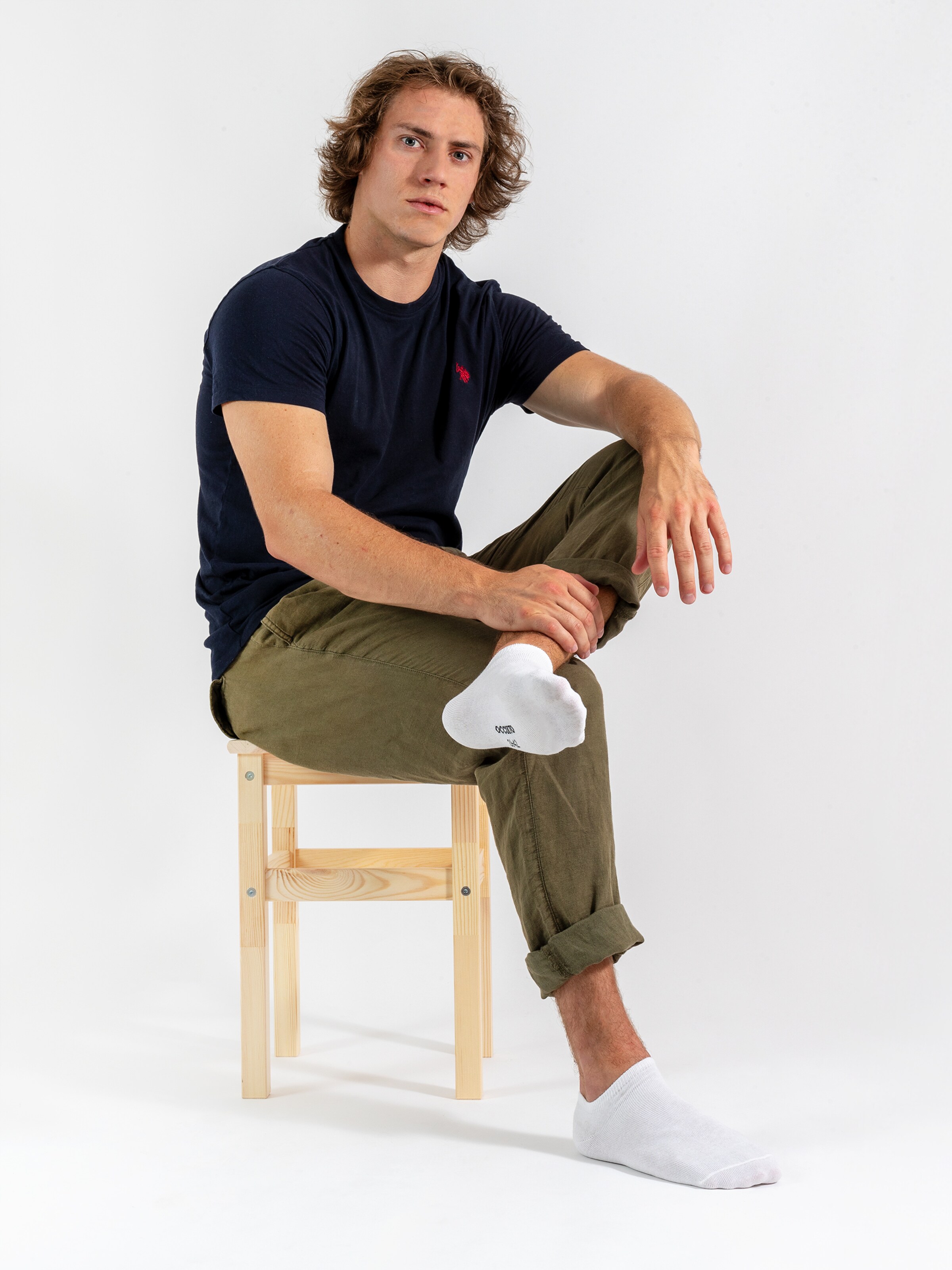 Occulto Sneaker Socken 'Alex' in Weiß