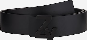 Ceinture Zadig & Voltaire en noir : devant