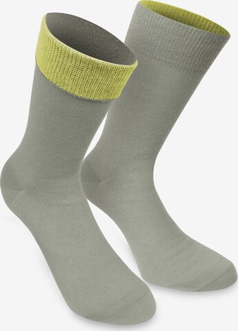 normani Socks 'Bi-Color' in Grey