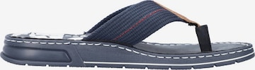 Rieker Teenslippers in Blauw