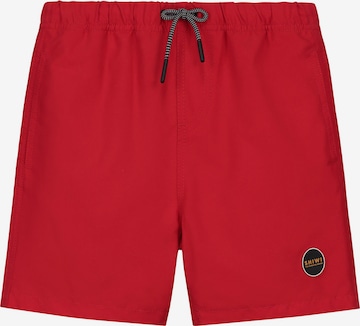 Shiwi Board Shorts in Red: front