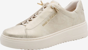 Baskets basses MARCO TOZZI en beige : devant