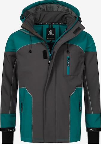 Rock Creek Outdoorjacke in Grau: Vorderseite