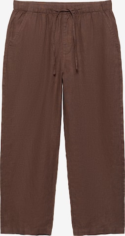 Pull&Bear Hlače | rjava barva: sprednja stran