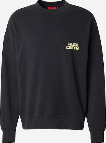 juoda HUGO Megztinis be užsegimo 'Dargentix': priekis