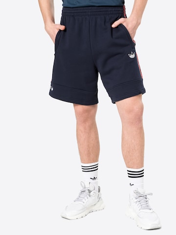 ADIDAS ORIGINALS Shorts in Blau: front