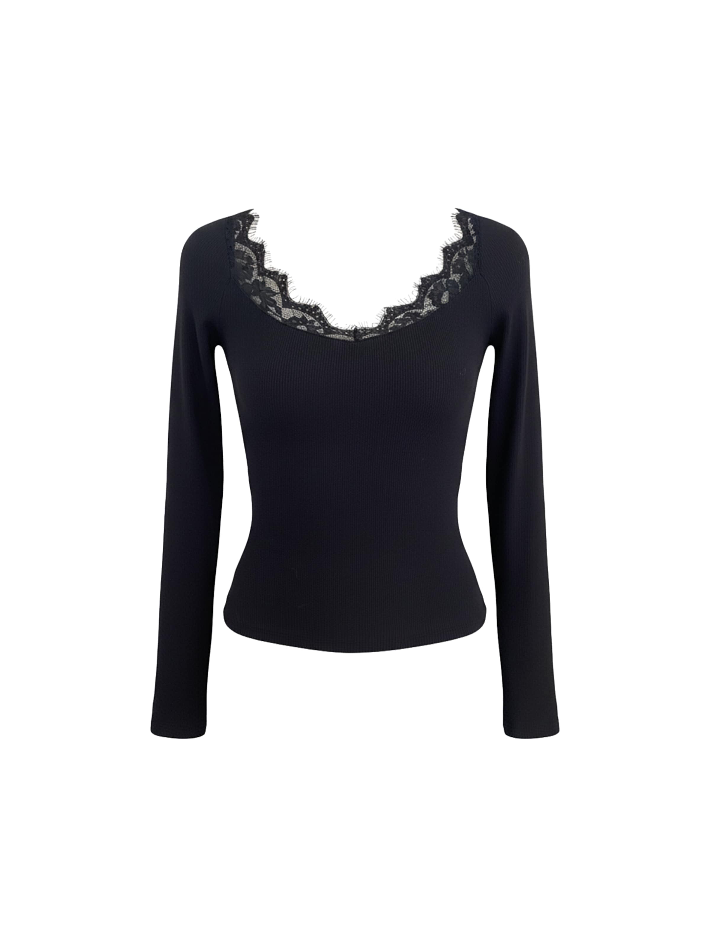 Maglietta 'Catharina' di studioselect in nero: frontale