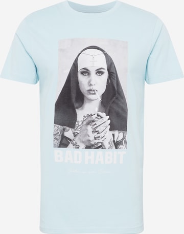 MT Men Shirt 'Bad Habit' in Blue: front