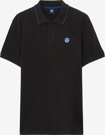 North Sails Poloshirt in Schwarz: predná strana