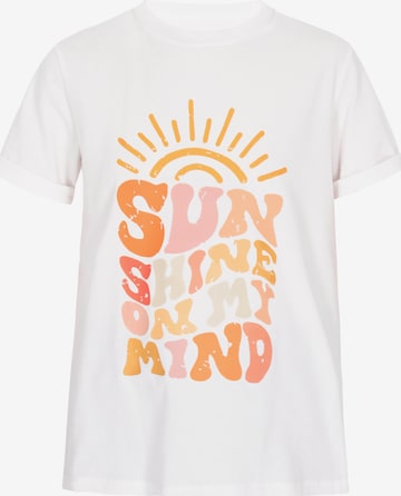 balta usha BLUE LABEL Marškinėliai 'Fashion Look': priekis