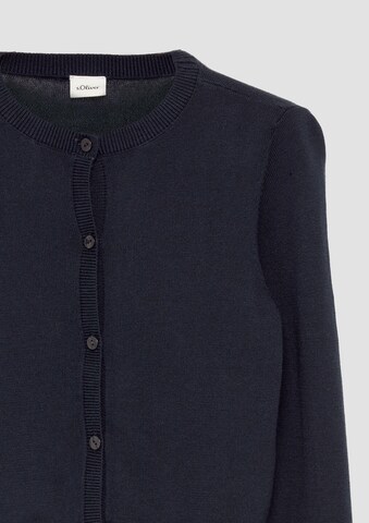s.Oliver Gebreid vest in Blauw