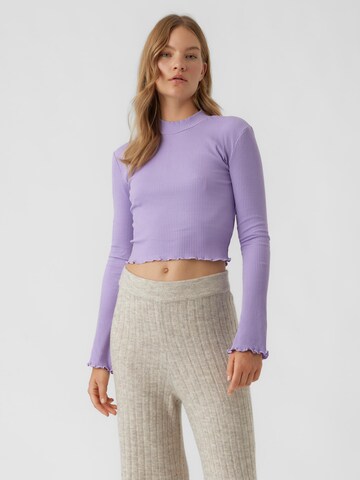 VERO MODA Shirt 'HATI' in Purple: front