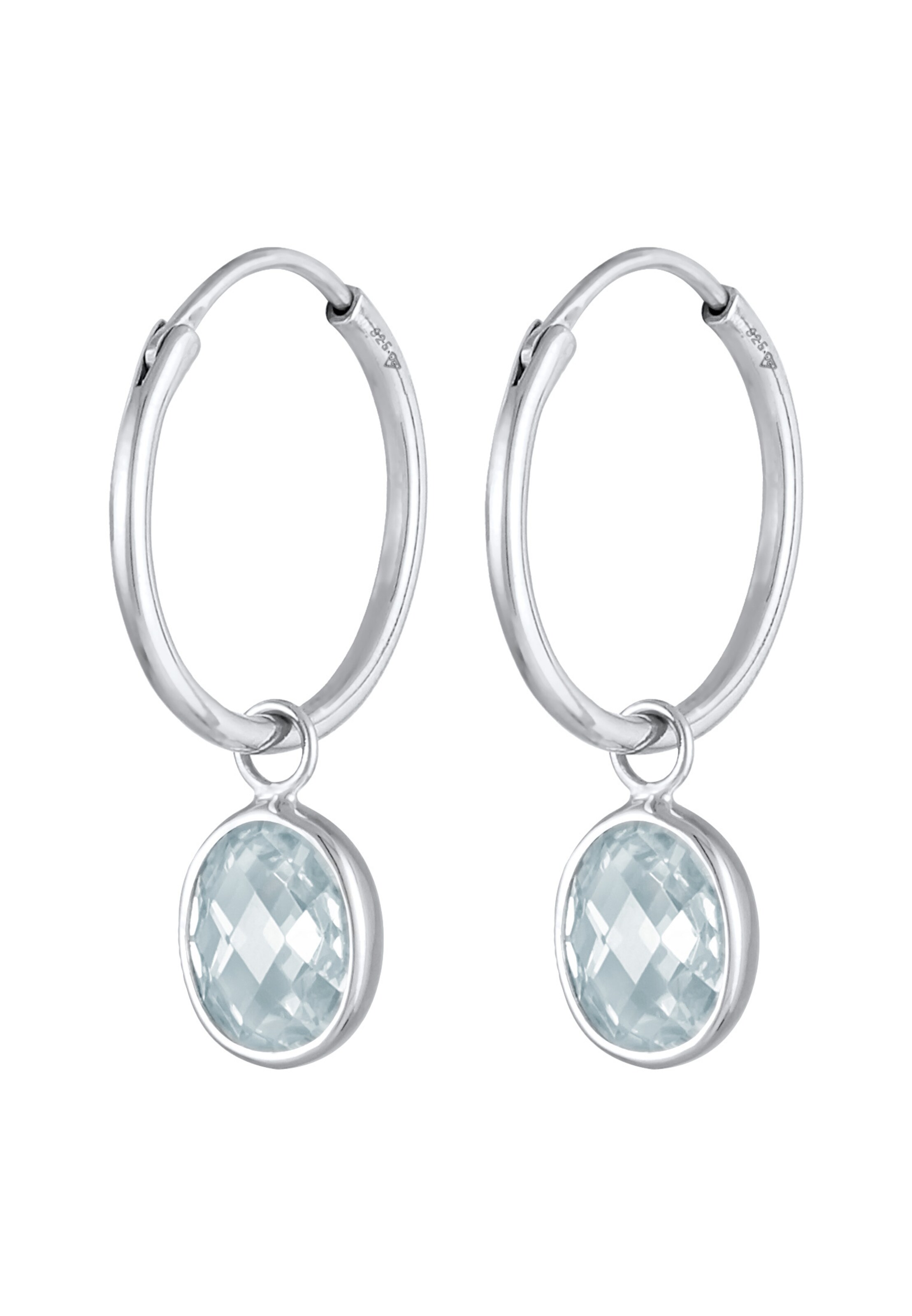 Nenalina Oorbellen in Zilver: voorkant