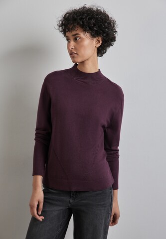 STREET ONE Pullover in Lila: Vorderseite