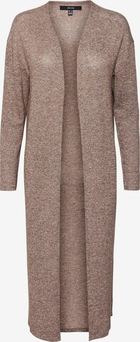 Manteau en tricot 'BRIANNA' VERO MODA en marron : devant