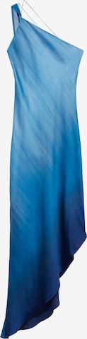 Rochie de seară 'Cielo' de la MANGO pe albastru: față