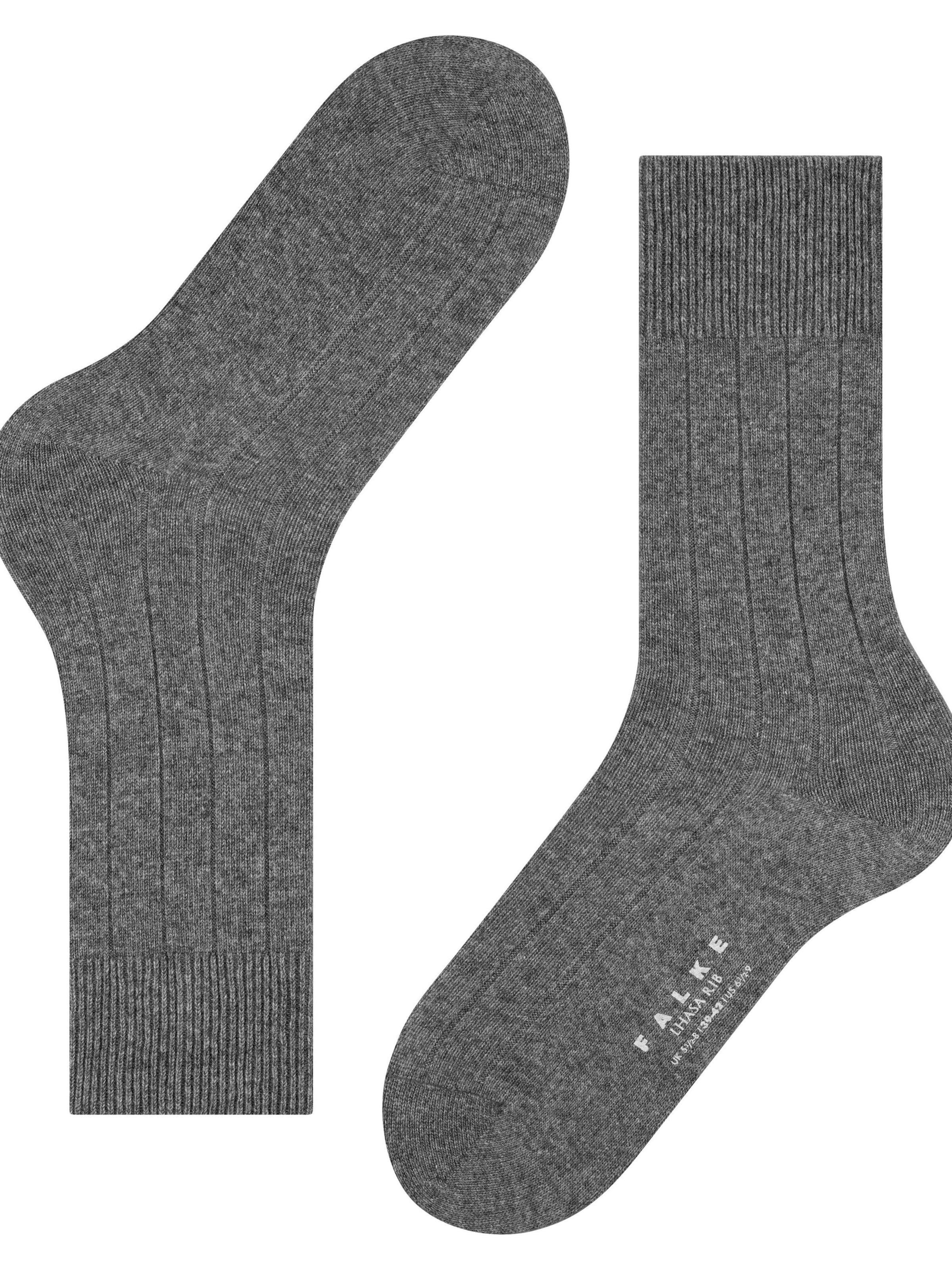 FALKE Socks 'Lhasa Rib' in Grey