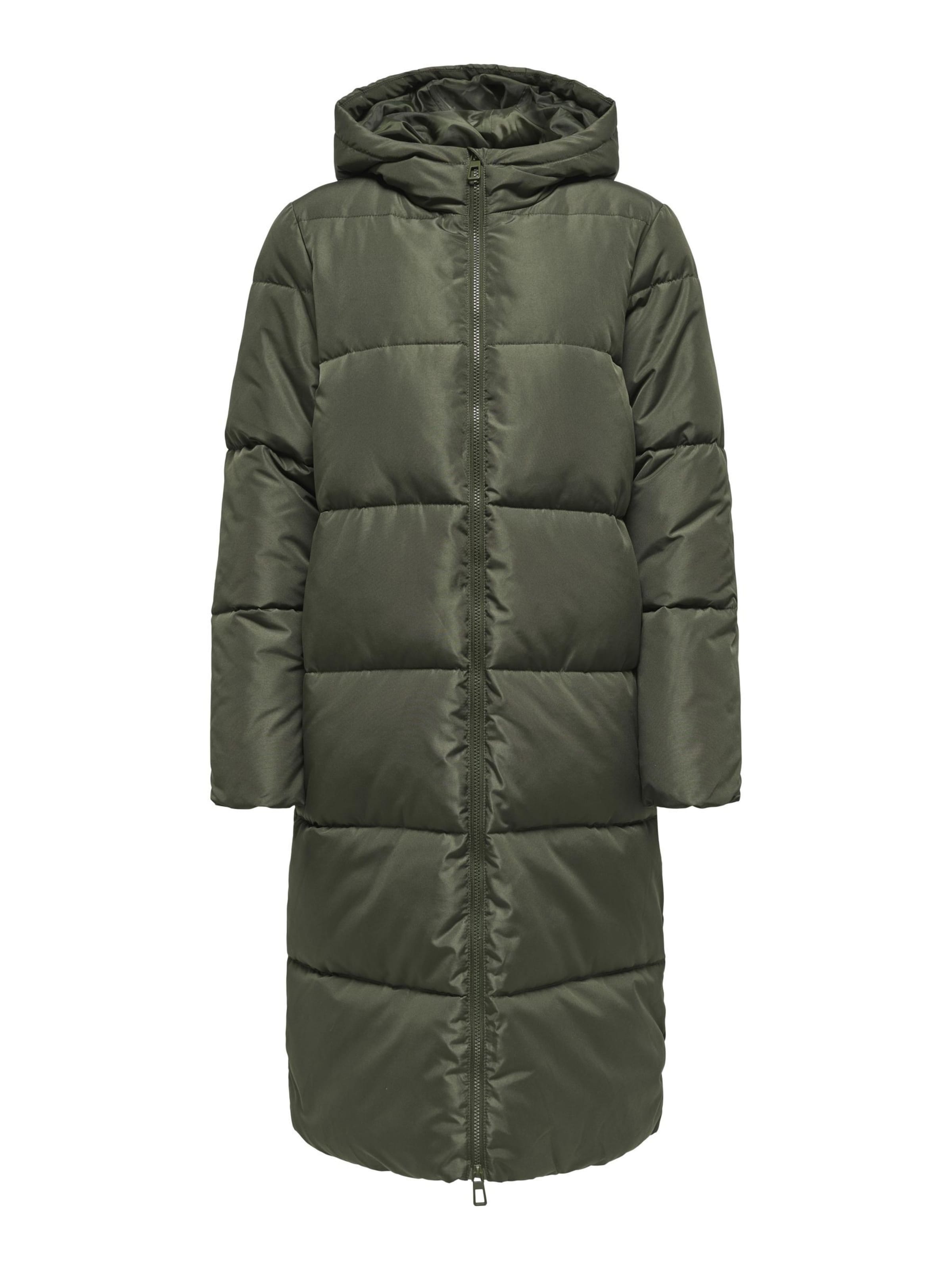 ONLY Wintermantel 'ABBIE' in Groen: voorkant