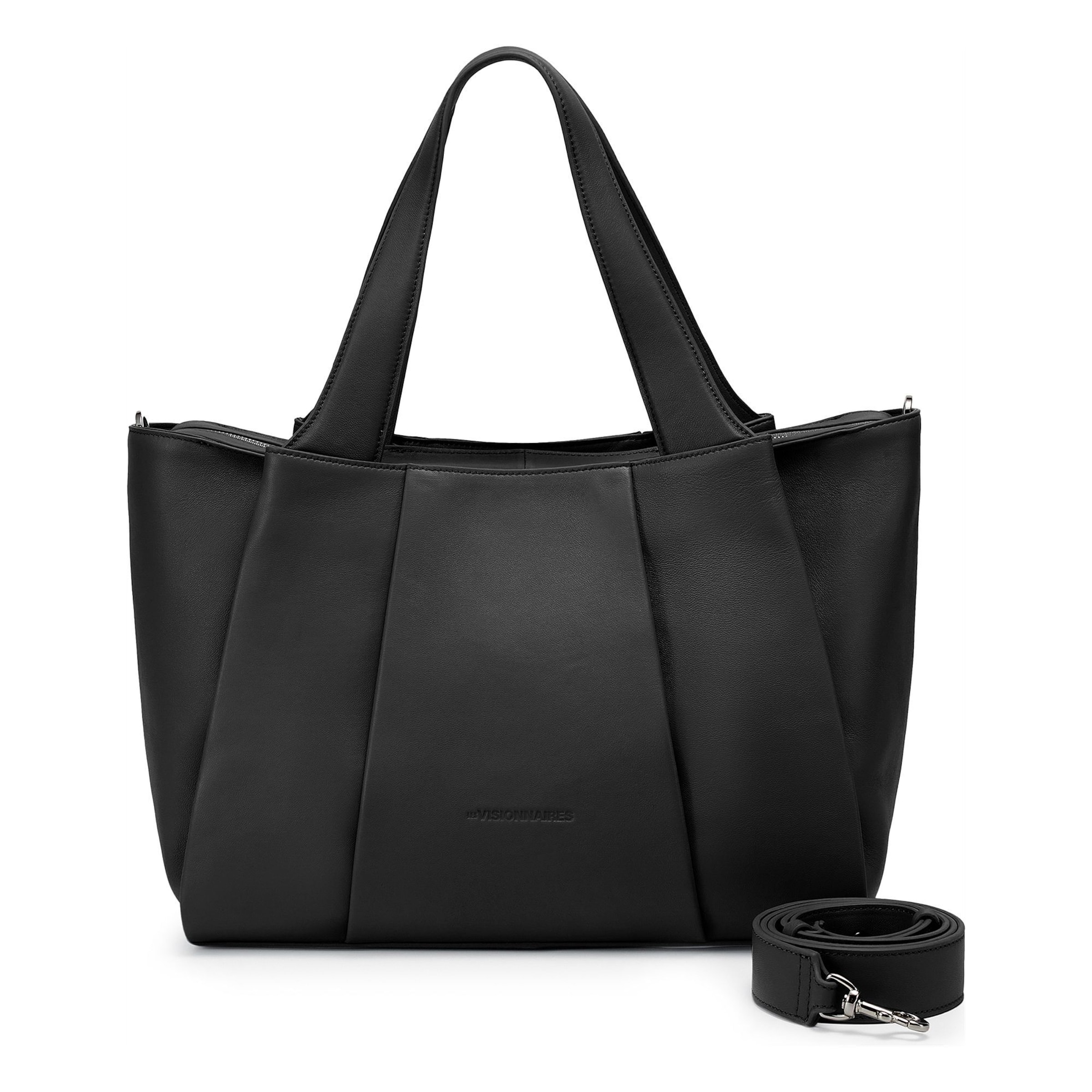 Les Visionnaires Shopper 'Chenelle' in Black: front