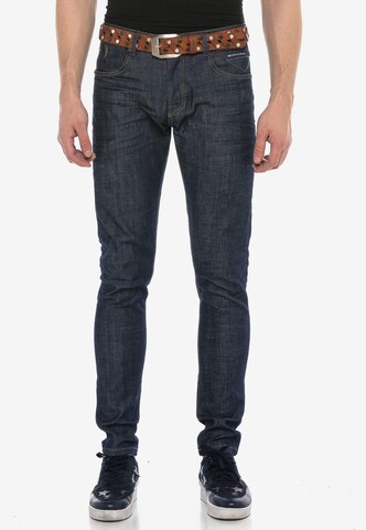 CIPO & BAXX Regular Jeans 'Everyday Raw' in Blau: predná strana